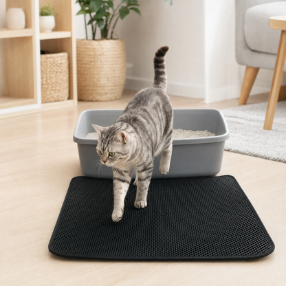 Grusfri Kattematte - kat ved kattebakken