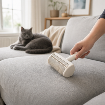 Smart pelsfjerner - fjerner pels fra sofa