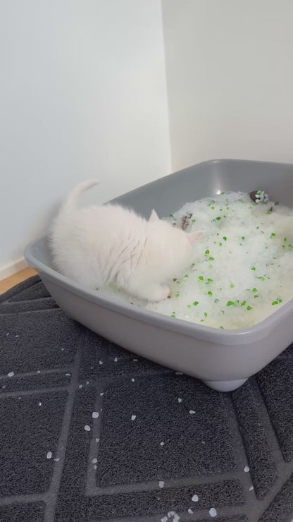 Skridsikker kattemåtte til kattebakke